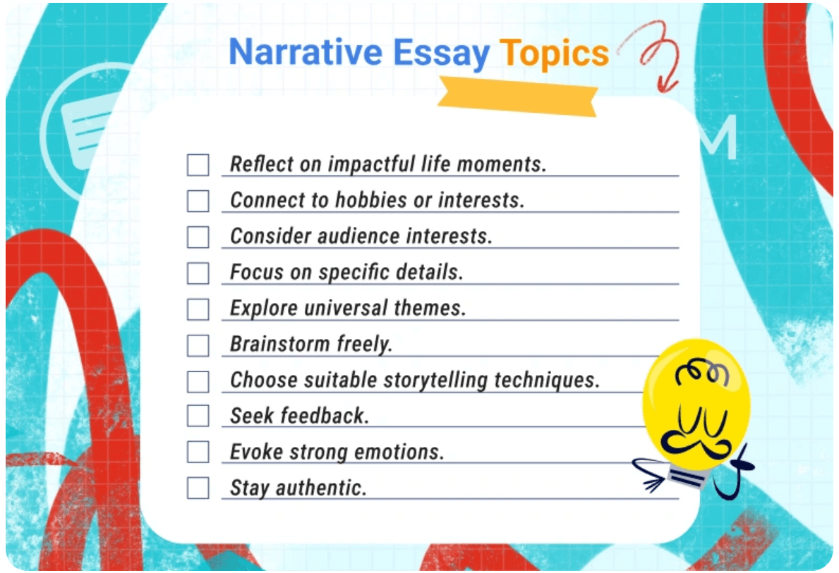 250 Narrative Essay Topics Tutorchase