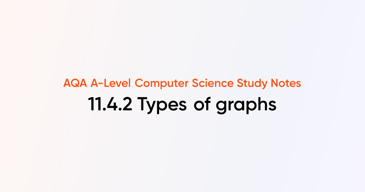 11.4.2 Types of graphs | AQA A-Level Computer Science Notes | TutorChase