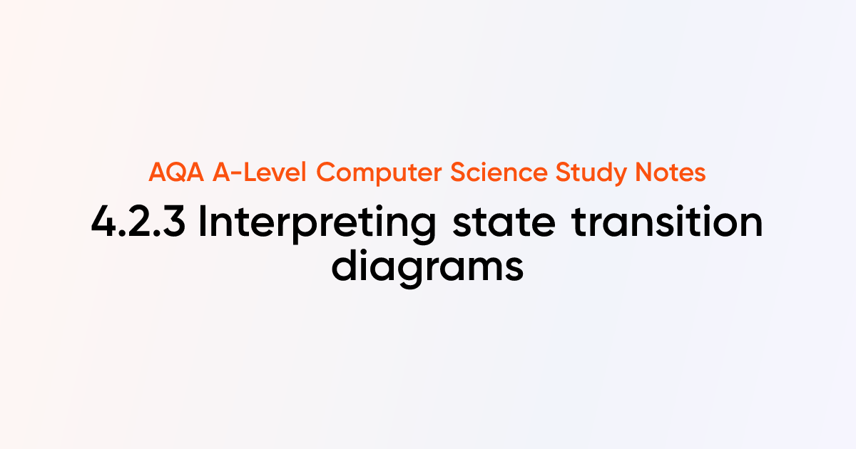 4.2.3 Interpreting state transition diagrams | AQA A-Level Computer ...