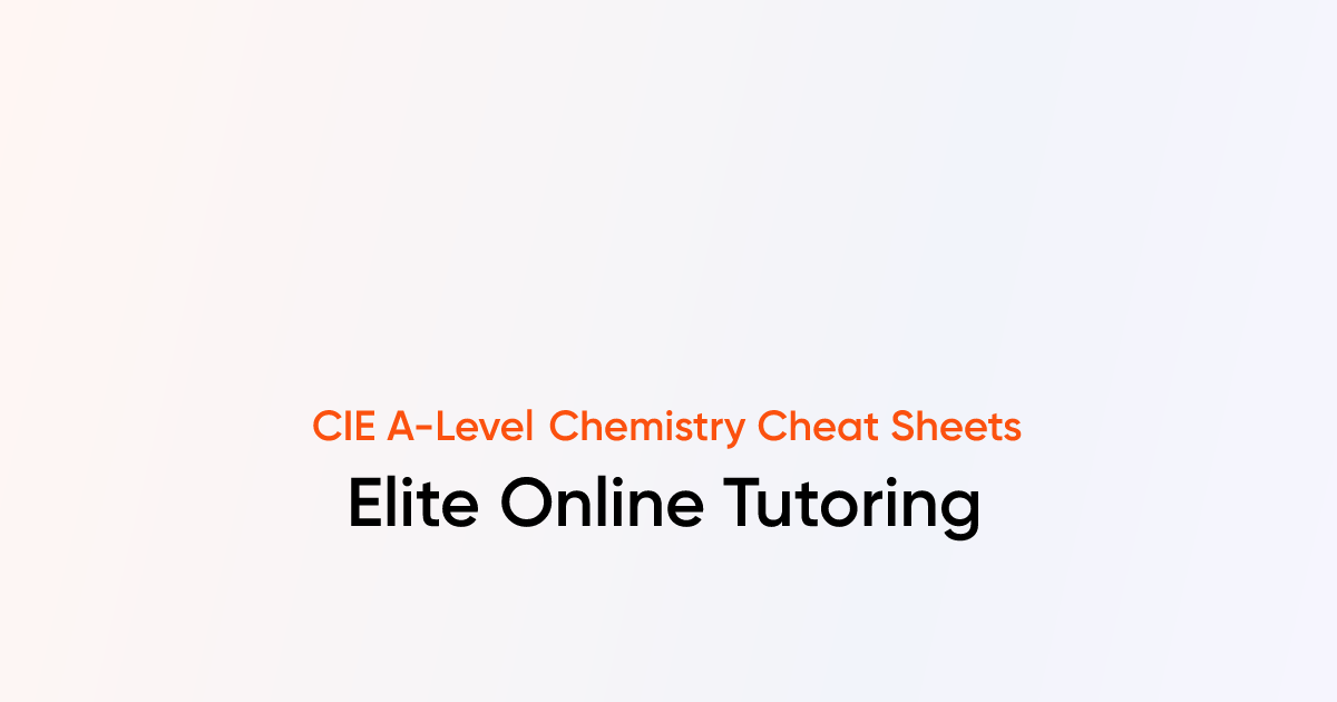 CIE A-Level Chemistry Cheat sheet - 7.1 Chemical equilibria: reversible ...