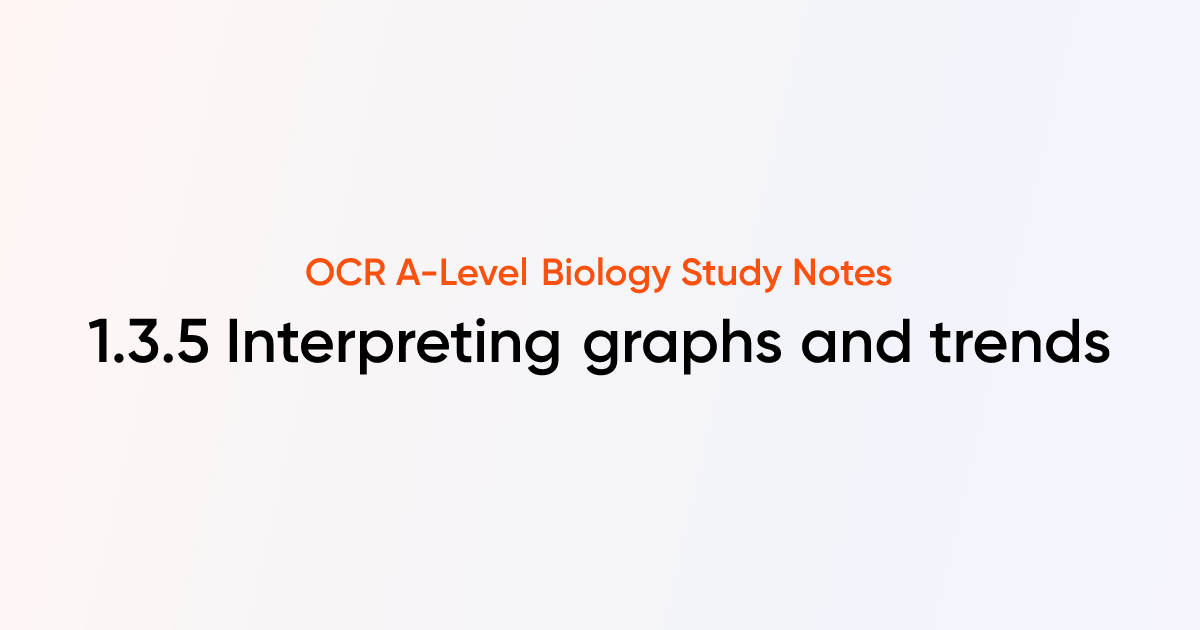 Interpreting graphs and trends (1.3.5) | OCR A-Level Biology Notes ...