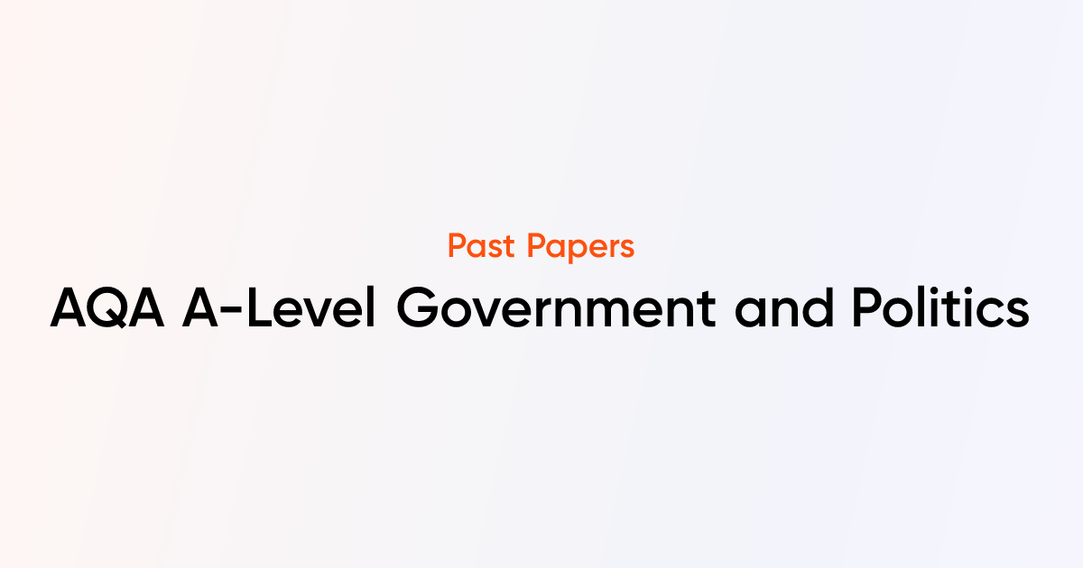Aqa a level government and politics past papers tutorchase