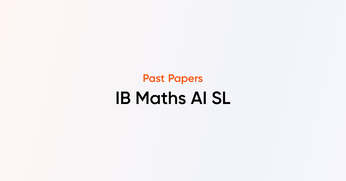 Ib Maths Ai Sl