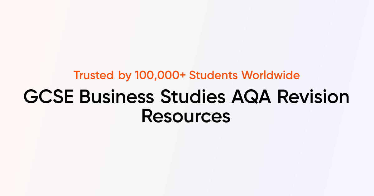 Gcse Business Studies Aqa Resources Tutorchase