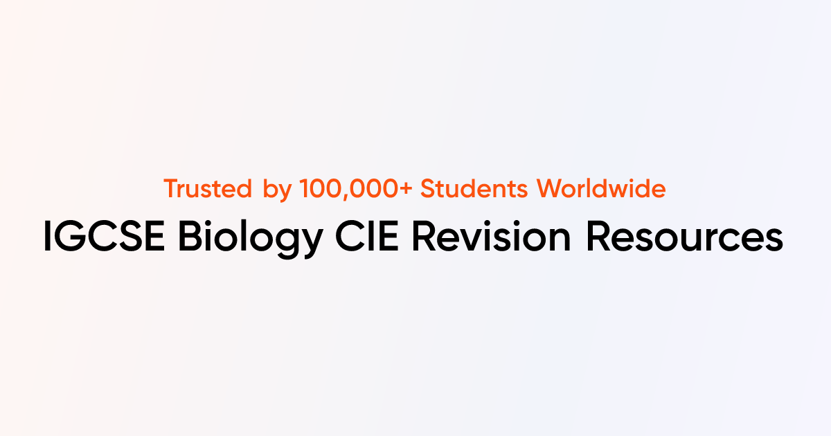 Igcse biology cie resources tutorchase